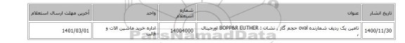 تامین یک ردیف شمارنده ‎oval‏ ‎حجم گاز‏ , نشان : BOPP&R EUTHER اورجینال ,
