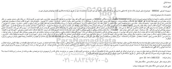 مزایده فروش ملک