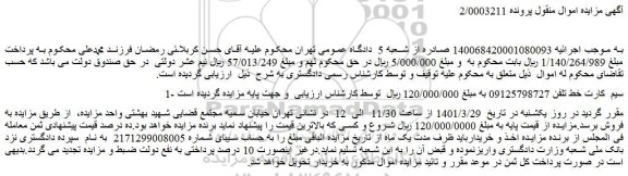 مزایده فروش سیم کارت خط تلفن