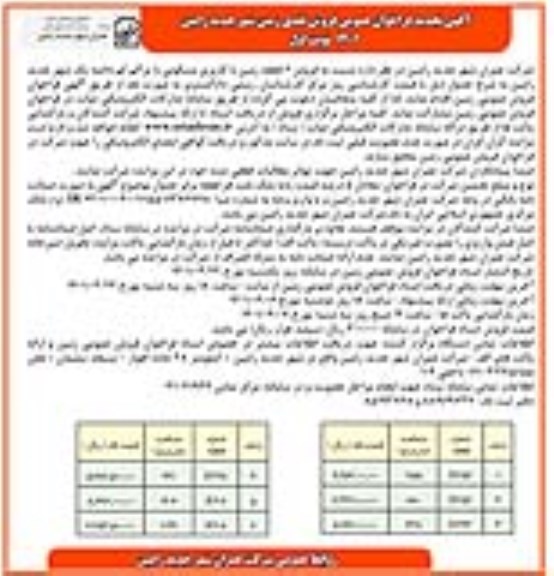 مزایده فروش 6 قطعه زمین با کاربری مسکونی 