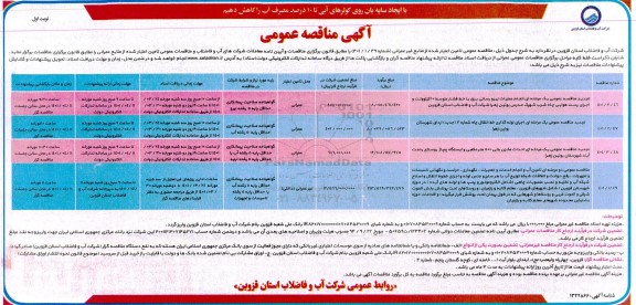 مناقصه انجام عملیات نیرورسانی برق با خط فشار متوسط