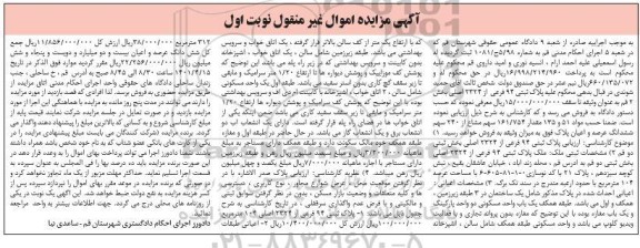 مزایده پلاک ثبتی 93 فرعی از 2323 اصلی بخش 2 قم 