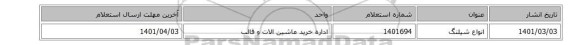 انواع شیلنگ 