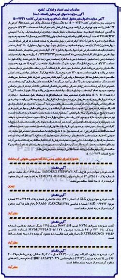 مزایده فروش ملک