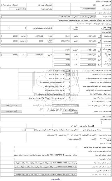 مزایده ، فروش اموال مازاد و اسقاطی دانشگاه صنعتی همدان