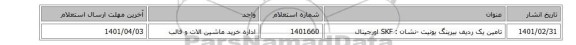 تامین یک ردیف بیرینگ یونیت -نشان : SKF اورجینال