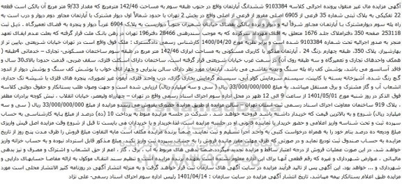 مزایده ملک