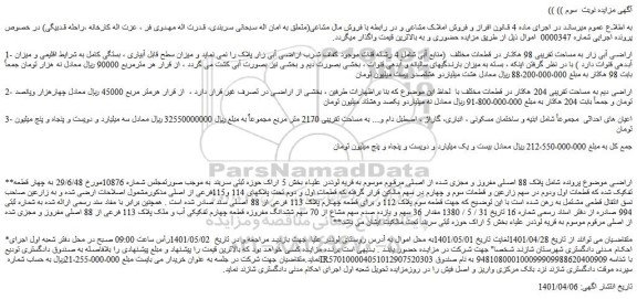 اراضی آبی زار به مساحت تقریبی 98 هکتار 