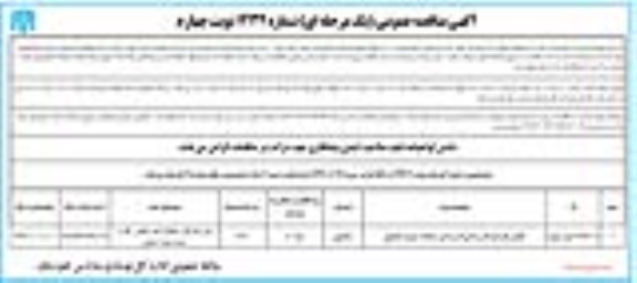 مناقصه تکمیل هنرستان کار و دانش- نوبت چهارم