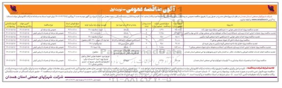 تجدید مناقصه احداث مخزن هوایی 100 مترمکعبی .......