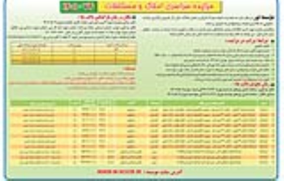 مزایده سراسری املاک و مستغلات