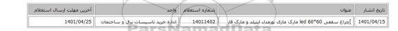 ]چراغ سقفی  led 60*60  مارک مازی نورمدل اپتیلد و مارک فار