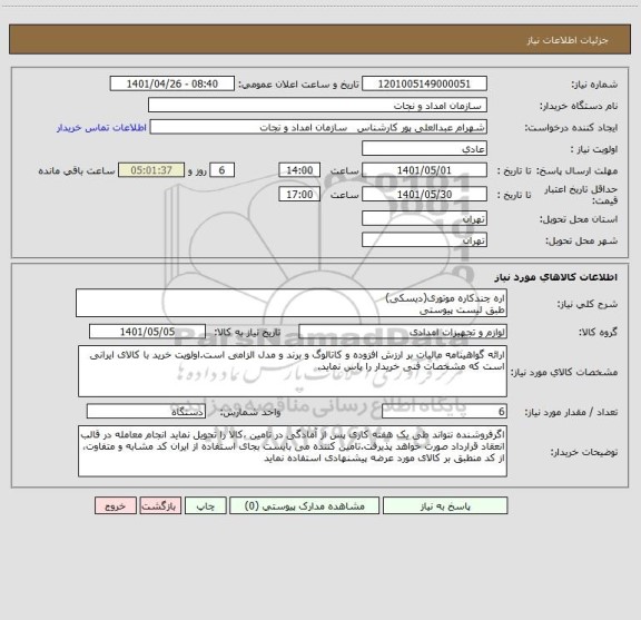 استعلام اره چندکاره موتوری(دیسکی)
طبق لیست پیوستی