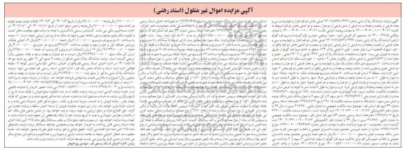 مزایده فروش ملک