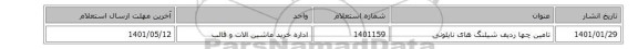 تامین چها ردیف شیلنگ های نایلونی