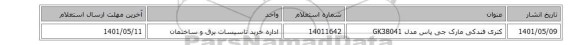 کتری فندکی مارک جی پاس مدل GK38041