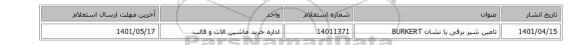تامین شیر برقی با نشان BURKERT
