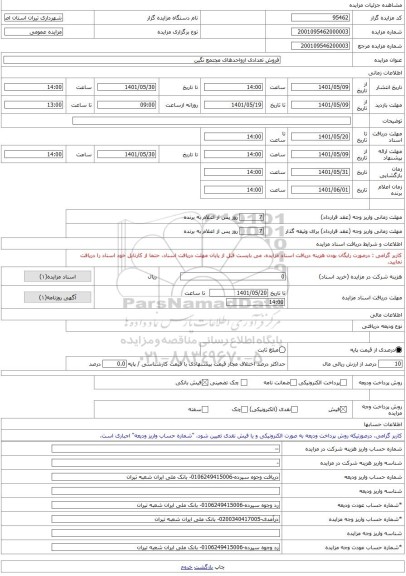 مزایده ، فروش تعدادی ازواحدهای مجتمع نگین -مزایده واحد تجاری - استان اصفهان