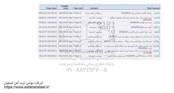 استعلام ساخت 30 عدد خط کش نورد ...