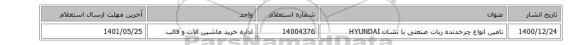 تامین انواع چرخدنده ربات صنعتی با نشان HYUNDAI