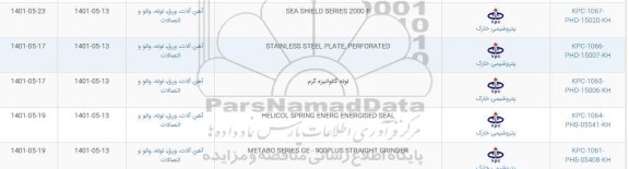 استعلام SEA SHIELD SERIES 2000F و ...