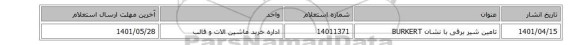 تامین شیر برقی با نشان BURKERT
