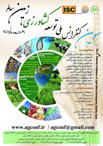 سومین کنفرانس ملی توسعه کشاورزی ، زمین سالم 