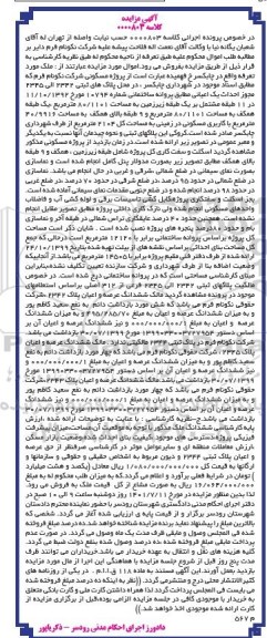 مزایده فروش ملک مسکونی