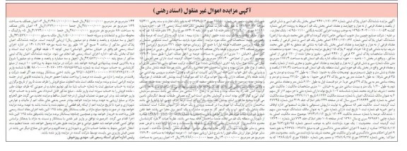 مزایده ششدانگ پلاک ثبتی شماره 9470/170/36 اصلی به مساحت 176.4 متر مربع