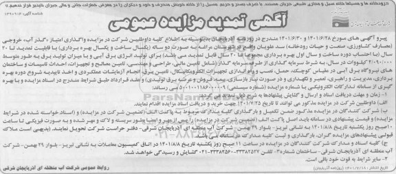 مزایده فروش تعداد 5 قطعه زمین با کاربری تجاری - مرحله دوم