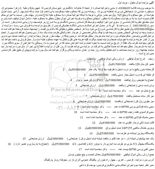مزایده خمیر کن ...