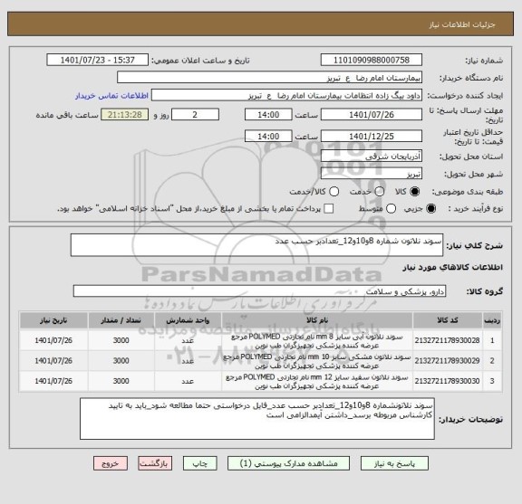 استعلام سوند نلاتون شماره 8و10و12_تعدادبر حسب عدد