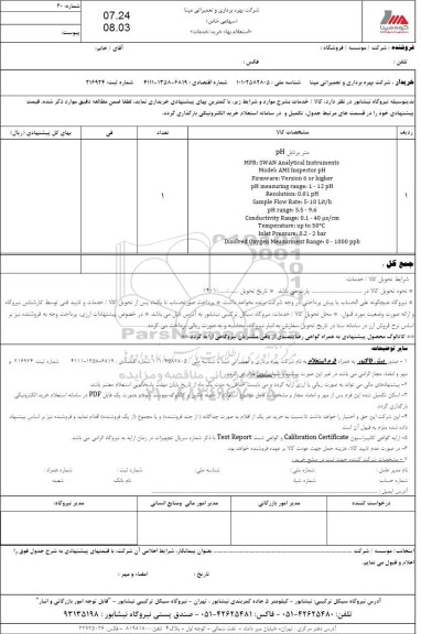 استعلام متر پرتابل PH 