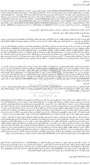 مزایده دو واحد آپارتمان نیمه کاره