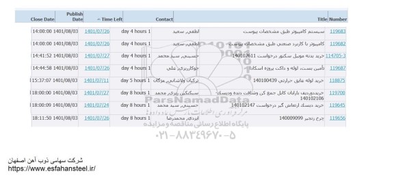 استعلام سیستم کامپیوتر ...