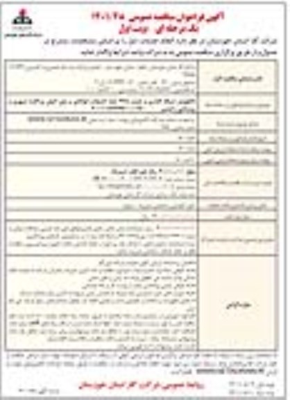 مناقصه 8 کیلومتر شبکه گذاری و نصب 225 عدد انشعاب فولادی و پلی اتیلن