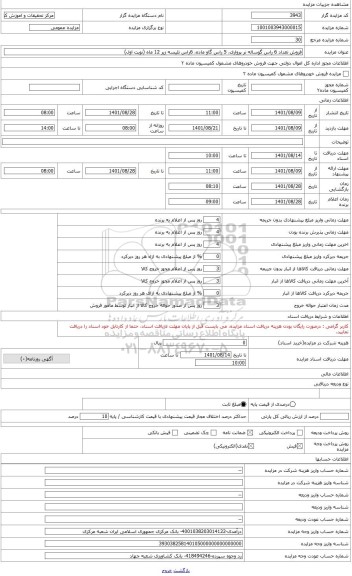 مزایده ، فروش تعداد 6 راس گوساله نر پرواری