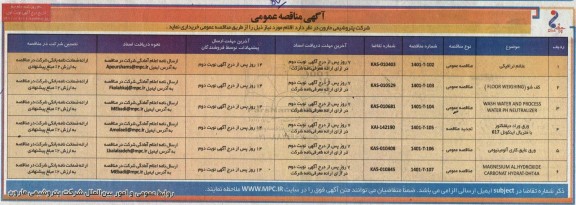 مناقصه عمومی علائم ترافیکی ...