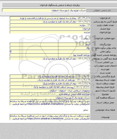 مزایده, انواع پایه های بتونی اسقاط مازاد