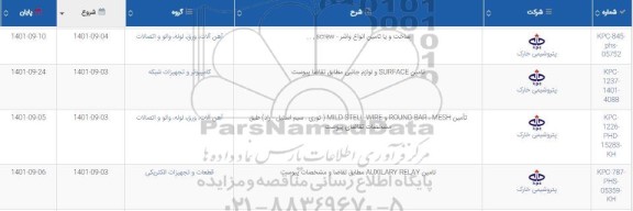 استعلام ساخت و یا تامین انواع واشر....