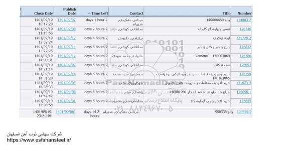 استعلام والو 