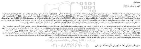 مزایده فروش خودرو