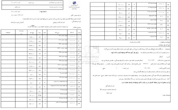استعلام خرید ملزومات اجرای طرح جایگزینی کابل و جمع آوری کابلهای توت در سطح استان ...