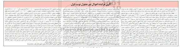 مزایده فروش پلاک ثتبی 64 فرعی از 10931 اصلی بخش 1 