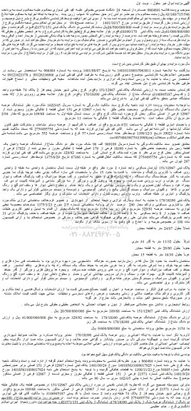 مزایده فروش ششدانگ پلاک ثبتی 151/12967