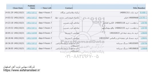 استعلام خرید ثبات ...