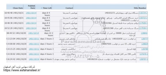 استعلام دستگاه میخ کوب پنوماتیکی...