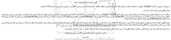 مزایده فروش تعداد 240لنگه درب ضدسرقت راش برجسته که از یک کلاف فلزی