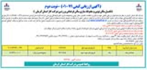 ارزیابی کیفی تکمیل سالن توپی و محوطه سازی سالن فرهنگی ورزشی شرکت گاز ـ نوبت دوم