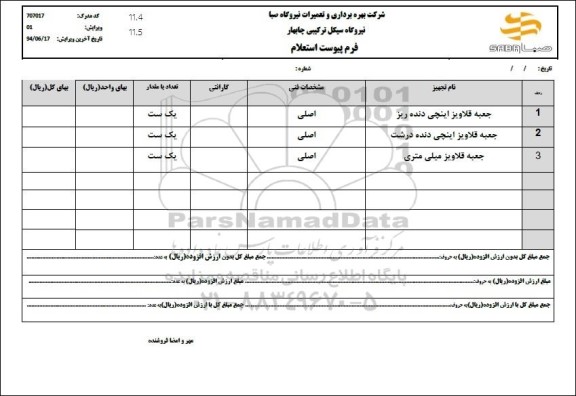 استعلام جعبه قلاویز اینچی